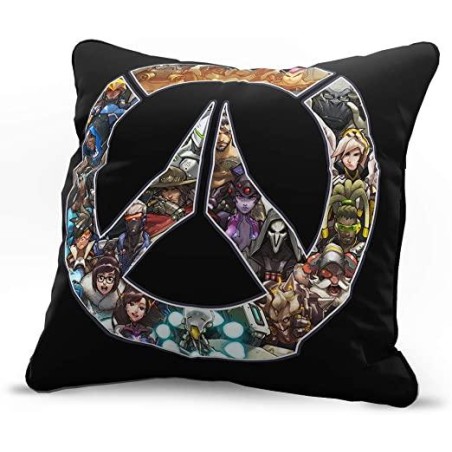 New Design Jay Franco Video Game Decorative Pillow Cover- Overwatch - غطاء وسادة