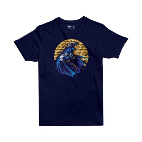 New Design Jobedu Batman Spotlight T-shirt - M - Navy Blue - تي-شيرت