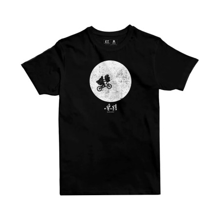 New Design Jobedu ET Moon Men's T-shirt - M - Black - تي-شيرت