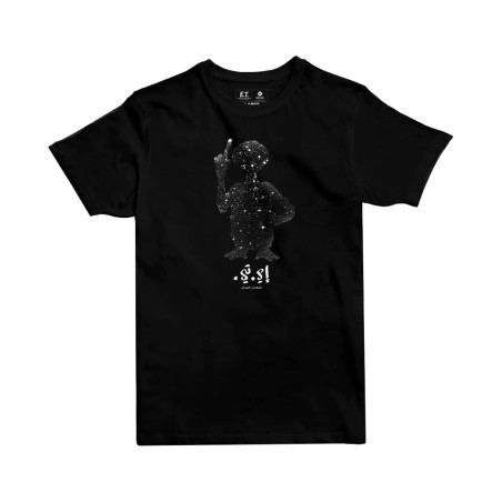 New Design Jobedu ET Stars Men's T-shirt - Black - تي-شيرت