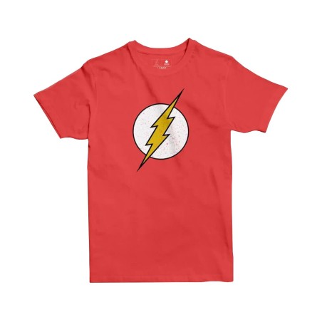 New Design Jobedu Flash Logo T-shirt - Red - تي-شيرت