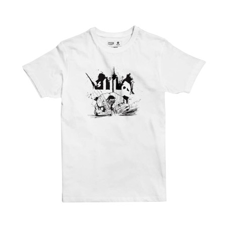 New Design Jobedu Hulk Arabic Vintage Logo Men's T-shirt - White - تي-شيرت