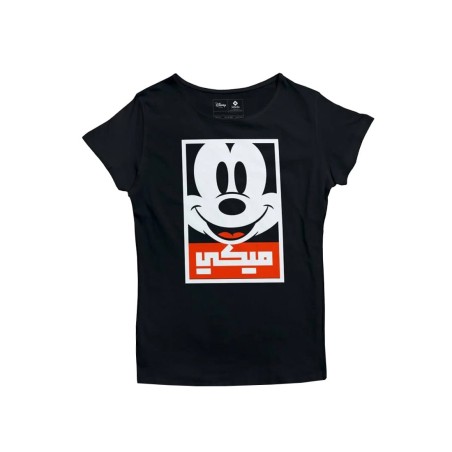 New Design Jobedu Smiley Mickey Kids' T-shirt - 4 Years - Black - تي-شيرت