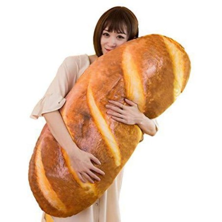 New Design 3D Simulation Bread Loaf Shape Plush Pillow - وسادة