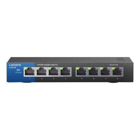 New Design Linksys LGS108 8-Port Unmanaged Gigabit Ethernet Switch - محول