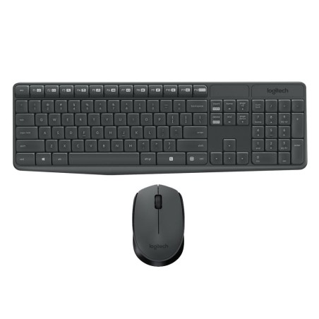 New Design Logitech Wireless Keyboard & Mouse MK235 - لوحة مفاتيح و فأرة