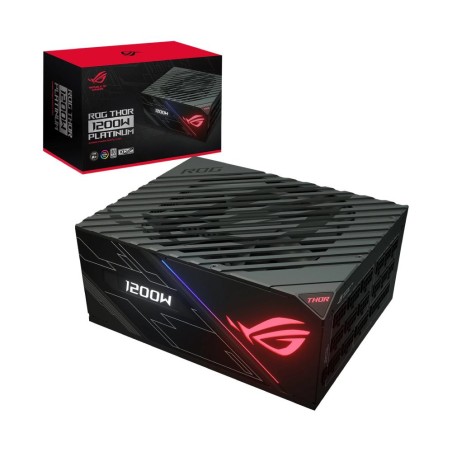 New Design Asus Rog Thor 1200W Platinum Power Supply with Aura Sync - مزود الطاقة