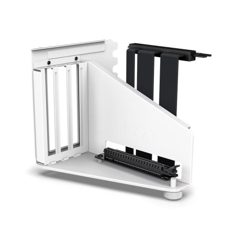 New Design NZXT Vertical Graphics Card Mounting Kit - Matte White - دعامة