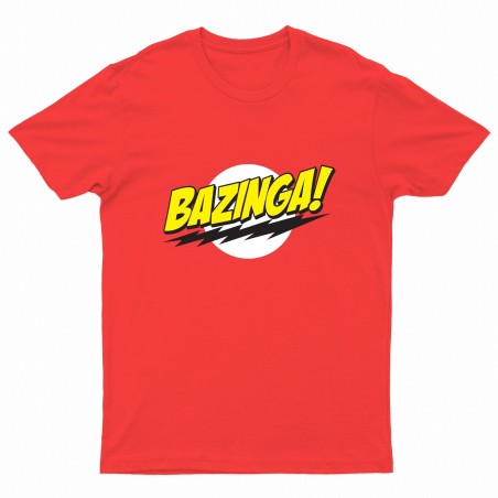 New Design Paperboi Bazinga T-shirt - Red - قميص