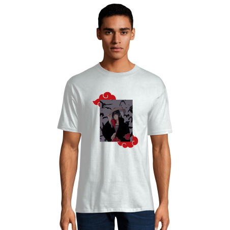 New Design Paperboi Naruto Itachi T-shirt - White - قميص