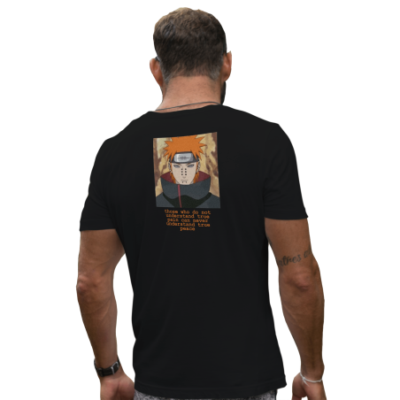 New Design Paperboi Naruto Pain T-shirt - Black - قميص