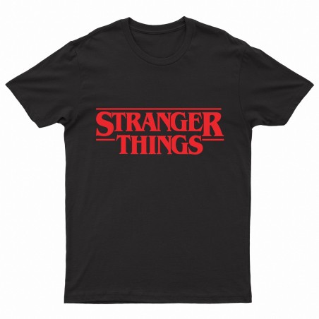 New Design Paperboi Stranger Things T-shirt - Black - قميص