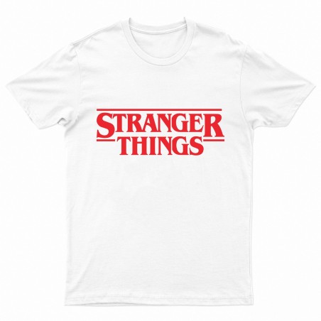 New Design Paperboi Stranger Things T-shirt - White - قميص