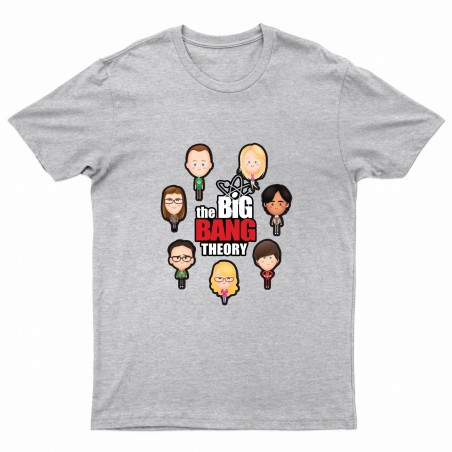 New Design Paperboi The Big Bang Theory T-shirt - Gray - قميص