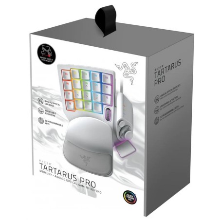 New Design Razer Tartarus Pro Gaming Keypad - Mercury - لوحة مفاتيح