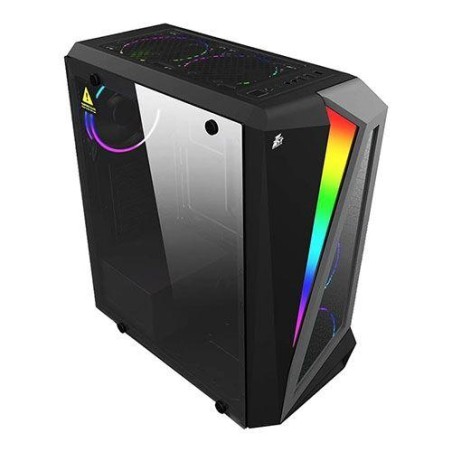 New Design 1st Player Rainbow R5 ATX Mid Tower Case-Black - صندوق