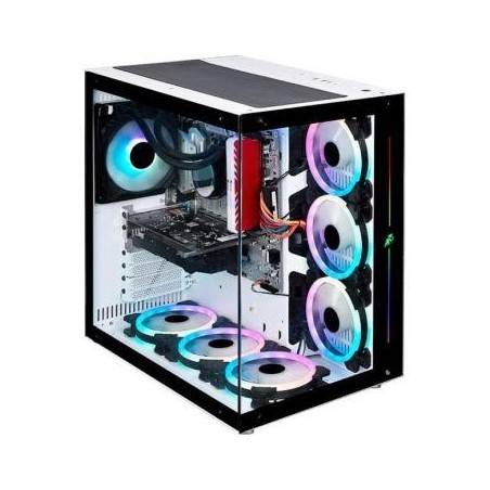 New Design 1st Player Steampunk SP8 ATX Mid  Tower Case-White - صندوق