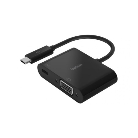 New Design Belkin USB-C to VGA + Charge Adapter - موزع