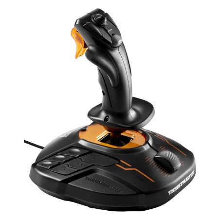 New Design Thrustmaster T16000M FCS Flightstick Joystick USB PC - Black/Orange - وحدة تحكم