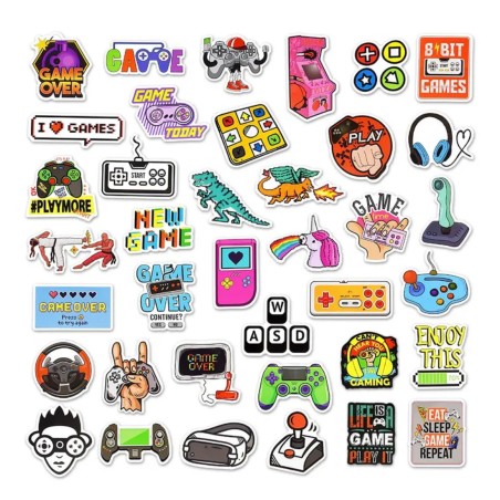 New Design Vintage Video Game Stickers For - 50 Pieces - ستيكر