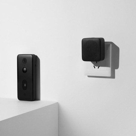 New Design Xiaomi Smart Doorbell 3 - Black - جرس باب