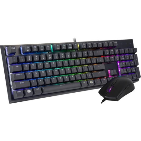 New Design Cooler Master MasterSet MS-121 Mem-chanical RGB - Keyboard and Mouse - لوحة مفاتيح و فأرة