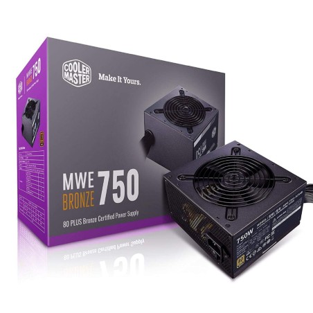 New Design Cooler Master 80 Plus Bronze 750W Non-Modular ATX Power supply - مزود الطاقة