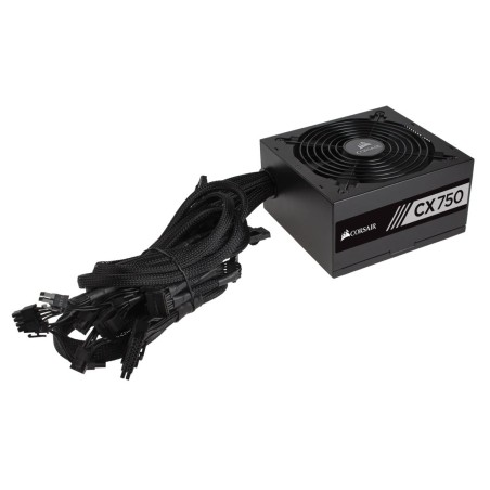 New Design Corsair CX750 Non Modular 750W PSU - 80 Plus Bronze - مزود الطاقة