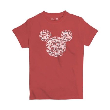 New Design Disney Mickey Mouse T-Shirt - Red - تي-شيرت