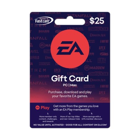 New Design EA Play Gift Card - 25 Dollars - بطاقة هدية