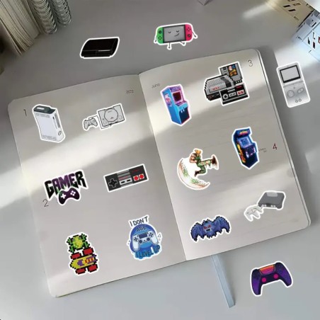 New Design Game Playing Stickers For Games Console - 50 Pieces - ستيكر